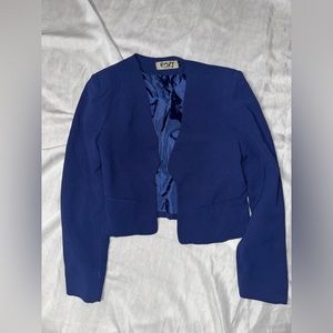 NWOT Royal Blue Crop Blazer BOGO-READ DESCRIPTION